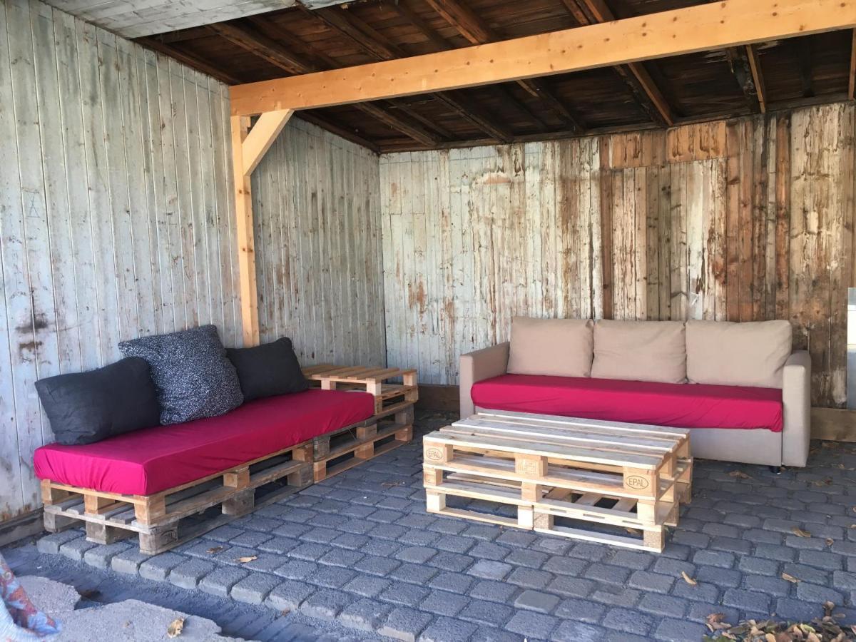 Die Senfbude - Klein Aber Fein - Wunderschoenes Studio-Apartment Mit Terrasse Und Stellplatz Leipzig Extérieur photo